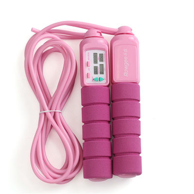 Corde di salto per fitness ABS Maniglia perdita di peso Corda di salto per la casa Contaggio di cicli di fitness fino a 9999 OK-168 Blu