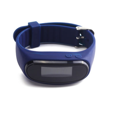 Unisex Silica Ge Pedometro Base Orologio Stile Braccialetto Orologi da camminare Pedometro