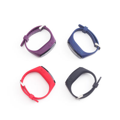Braccialetto di tracciamento passo di silicone gel fitness con contatore passo indossabile personalizzato
