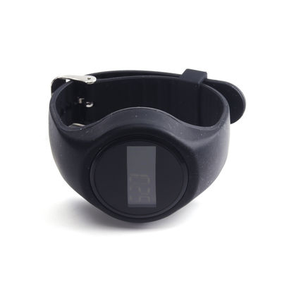 Braccialetto di tracciamento di passi in gel di silice Fitness Customized Wearable Break Time Clock Buzzer