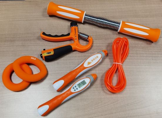 Five Finger Strengthener Handle Fitness Strength Exercise Esercizio di forza portatile in metallo silicone Esercizio di braccio personalizzato