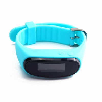 Braccialetto di tracciamento passo di silicone gel fitness con contatore passo indossabile personalizzato