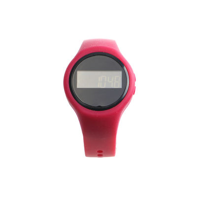 Braccialetto per il conteggio dei passi personalizzato con cinghia in gel di silicio ABS Case Unisex