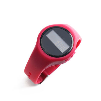 Braccialetto per il conteggio dei passi personalizzato con cinghia in gel di silicio ABS Case Unisex