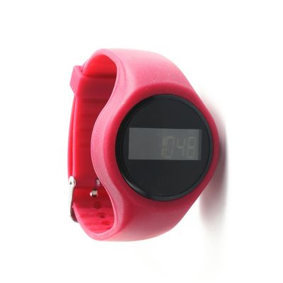 Braccialetto per il conteggio dei passi personalizzato con cinghia in gel di silicio ABS Case Unisex