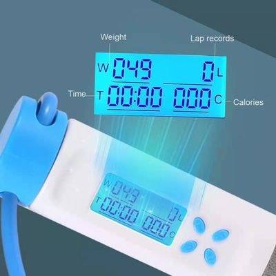 Corda di salto fitness Unisex 157 G Esercizio a domicilio Velocità ponderata Corda di salto con contatore e cordless intelligente