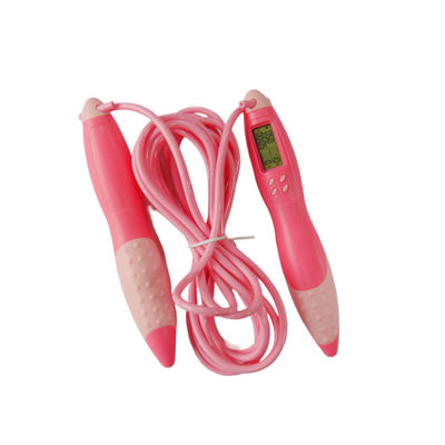 Corde di salto fitness JP-100 tutto rosa peso portante aerobica salto corda colore personalizzato e marchio