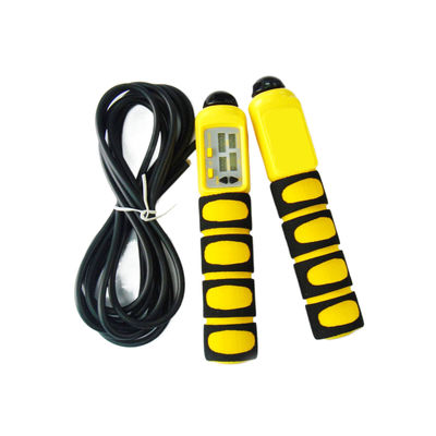 Corda di salto per fitness OK-168 Colori personalizzati GIALLO NERO Corda di salto per attrezzature per esercizio fisico