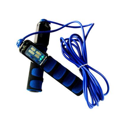 Fitness salto a corda colore personalizzato Logo nero blu scuro salto a corda esercizio elettronico salto a corda OK-168