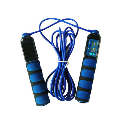 Fitness salto a corda colore personalizzato Logo nero blu scuro salto a corda esercizio elettronico salto a corda OK-168