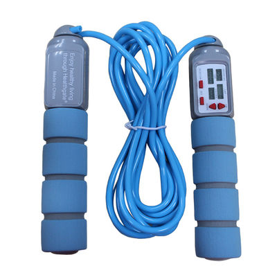Corda di salto per fitness 20 kg Corda di salto in PVC per allenamento fisico con maniglia in PP OK-168 Baby Blue Color Skip Rope