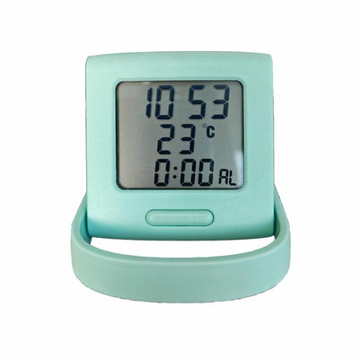 Orologio di sveglia digitale da tavolo multifunzionale con calendario e display di temperatura
