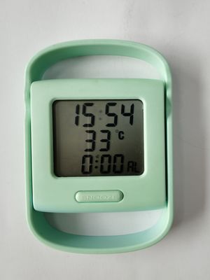 Orologio di sveglia digitale a batteria personalizzato con portatelefoni per la casa