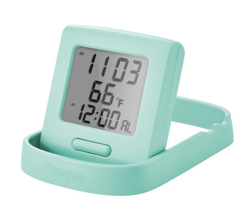 Orologio di sveglia digitale a batteria personalizzato con portatelefoni per la casa