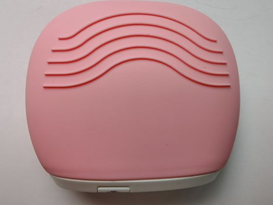 Rowgee rosa silicone esfoliante spazzola per il viso per uso domestico attrezzature di bellezza