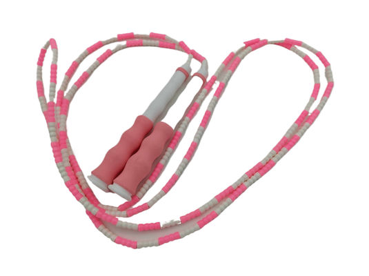 Manico di plastica rosa Fitness Salto a corda Disegno semplice