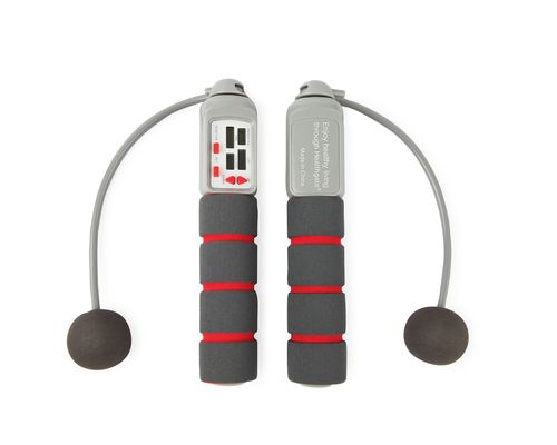 Corda di salto fitness Unisex 157 G Esercizio a domicilio Velocità ponderata Corda di salto con contatore e cordless intelligente