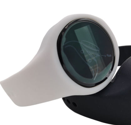 Braccialetto pedometrico bianco standard UE con tracciamento a lunga distanza