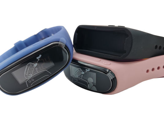 Braccialetto in silicone Pedometro fitness Orologio passo contatore Alimentato da batteria