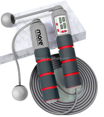 FCC cordless Jump Rope Smart Count Step Record Calcolo di calorie bruciate