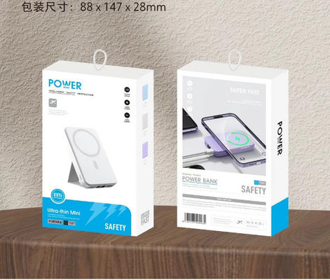 Mini batteria ricaricabile portatile per viaggi di lavoro e viaggi in tre colori