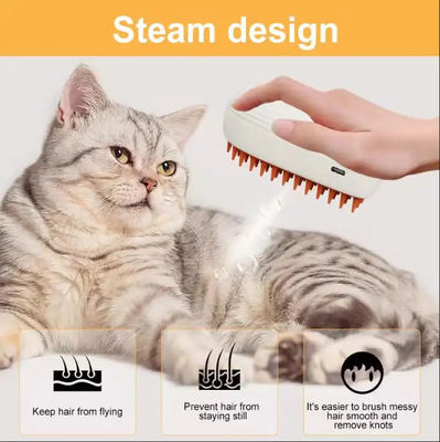 Spazzola a vapore 3 in 1 per gatti Vendita a caldo per animali domestici Per la cura degli animali Spray acqueo Rimozione dei peli Pulizia leggera