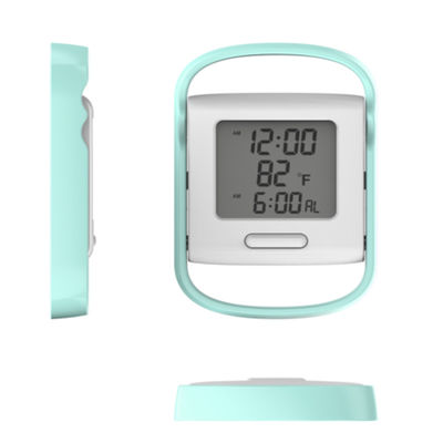 Orologio digitale a LED in plastica personalizzato con allarme di alba moderno