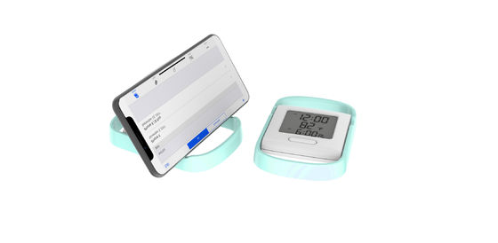 Display portatile a orologio digitale a LED a tavolo multifunzionale con display di calendario e temperatura