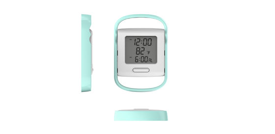 Orologio a LED in plastica personalizzato con allarme di alba moderno