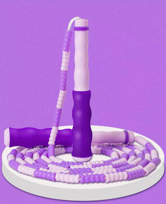Colore viola Unisex Bambù Indoor Salto a corda Esercizio Salto a corda Per bambino Adolescente