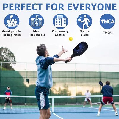 Racchette di pickleball di legno Racchette di pickleball Racchette di pickleball Set di racchette per sport all'aperto Paddle di pickleball
