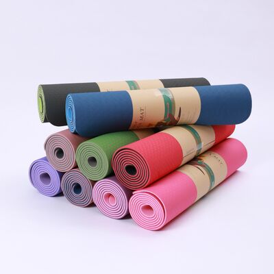 Matto da yoga TPE ultra leggero e portatile per studio a casa e pratica in movimento