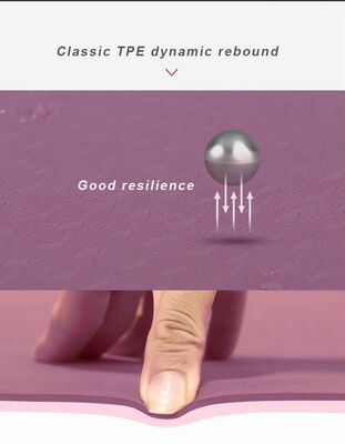 Matto da yoga TPE ultra leggero e portatile per studio a casa e pratica in movimento