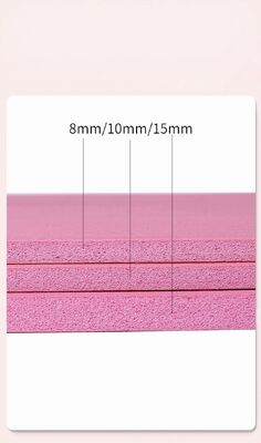 Tappetino Yoga in PVC ecologico ad alta elasticità progettato per allenamenti, sessioni di yoga, casa e palestra. Spessori e colori vari.