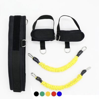 Set completo di fasce elastiche per esercizi a casa e in palestra