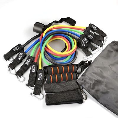 Set di fasce di resistenza con molteplici livelli di resistenza e kit accessori