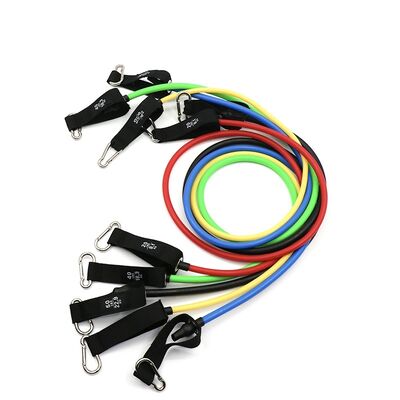 Set di fasce di resistenza con molteplici livelli di resistenza e kit accessori