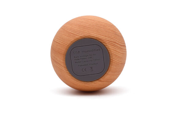 Diffusore di design minimalista elegante con finitura a grano di legno e base antiscivolo
