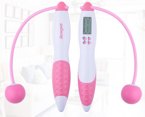 Unisex blu cordless salto corda con palla regalo esercizio sport strumento