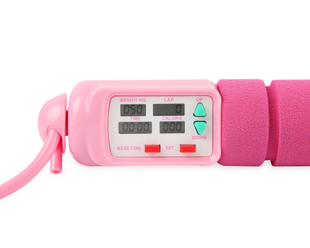 Corde da salto fitness Unisex Mass Customization OK-168 Corde da salto rosa Colore personalizzato E 180 G di peso