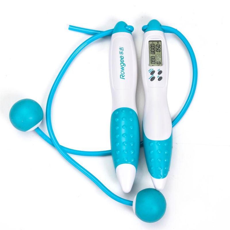 Unisex blu cordless salto corda con palla regalo esercizio sport strumento