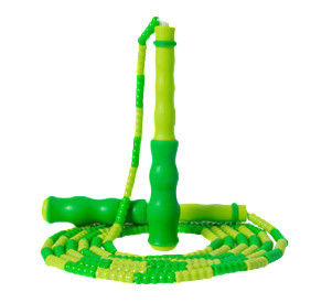 Ragazzo Adolescente Esercizio Salto corda Bambù Salto corda Verde Colore 2600mm