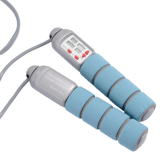 Corda da Salto Digitale Dotata di Contatore a Ciclo Alimentato a Batteria e Timer per Esercizi per Migliorare Fitness e Sviluppo Muscolare
