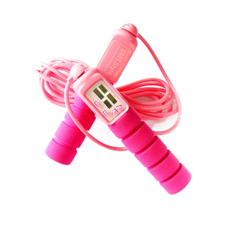 Fitness Salto a corda 18500 mm Rosa Peso portante Aerobica Salto a corda Per donne Gym di scena applicabile