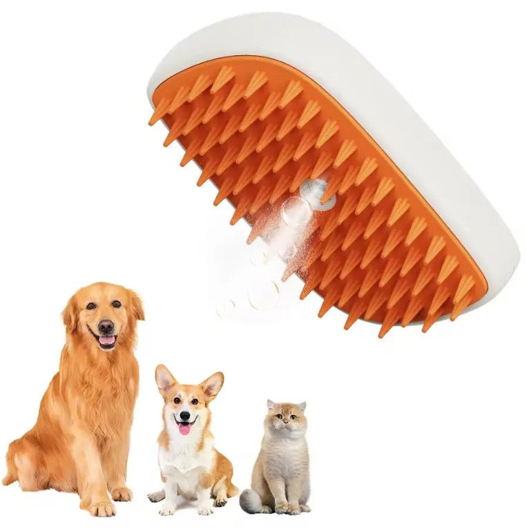 Ingrosso 3 in 1 per animali domestici Electric Cat Dog Steam Brush Grooming Comb With Electric Spray Anti Flying Floating Cat Steam Brus